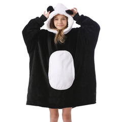 Kipswiza panda vue de face montrant coupe oversize et confort