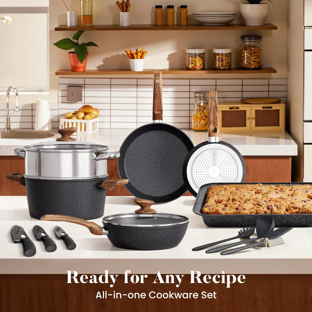 Kitchen Academy casseroles sur plaque induction chauffe uniforme et rapide