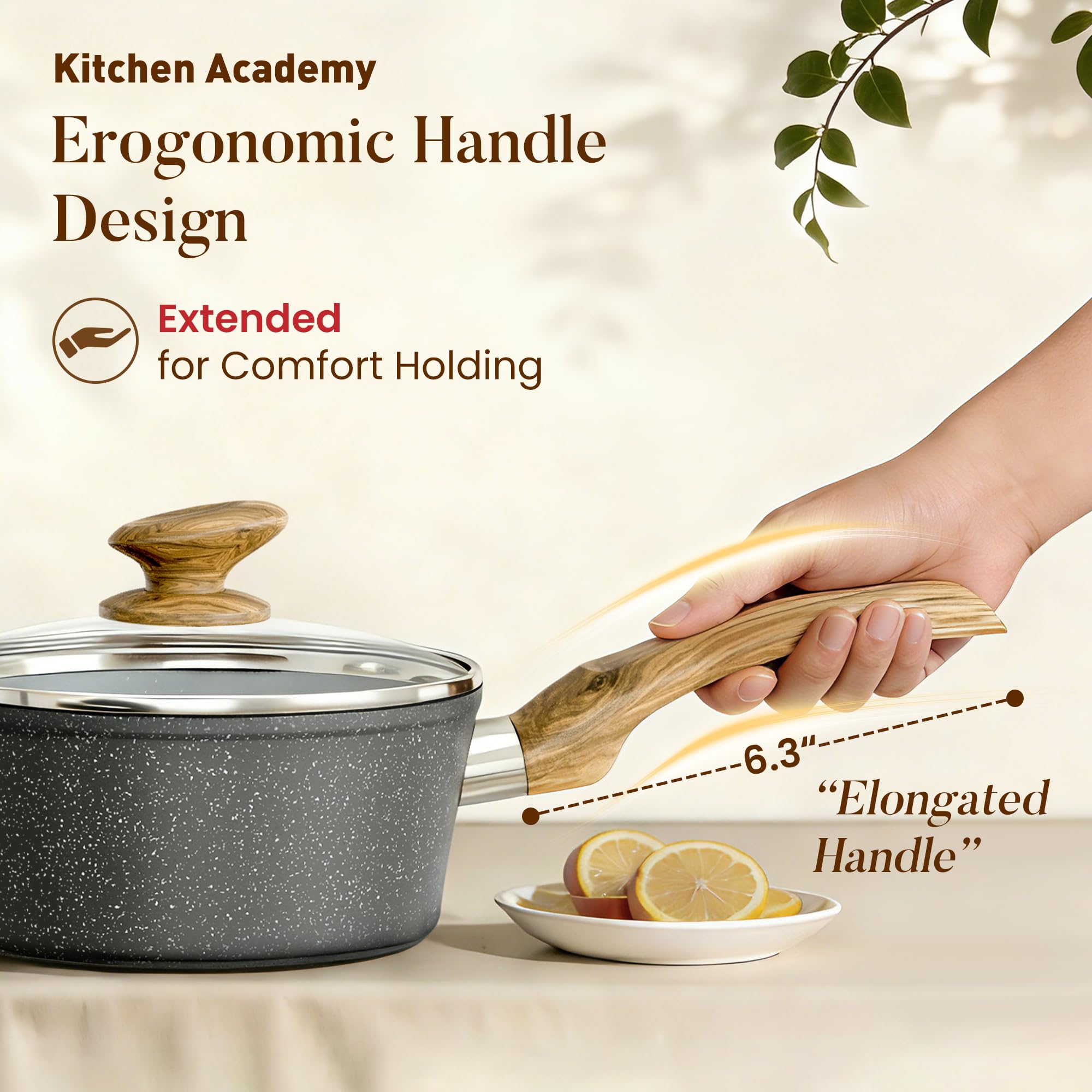 Kitchen Academy ustensiles en silicone pour protéger le revêtement