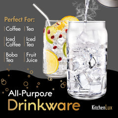 Kitchen Lux verre tenu en main illustrant confort et prise sécurisée