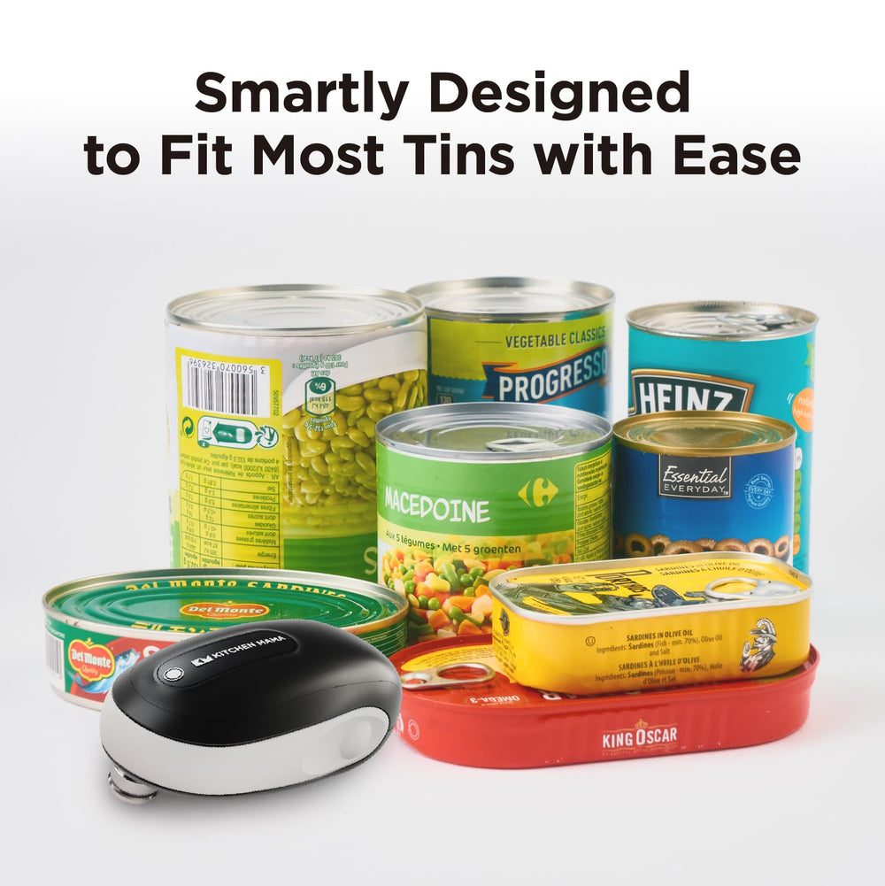 Kitchen Mama produit avec emballage et accessoires indiquant ce qui est inclus