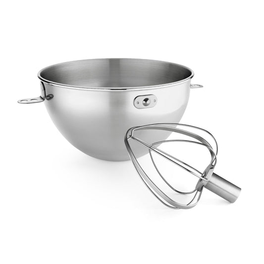 KitchenAid bol inox 3 qt face montrant capacité et finition durable