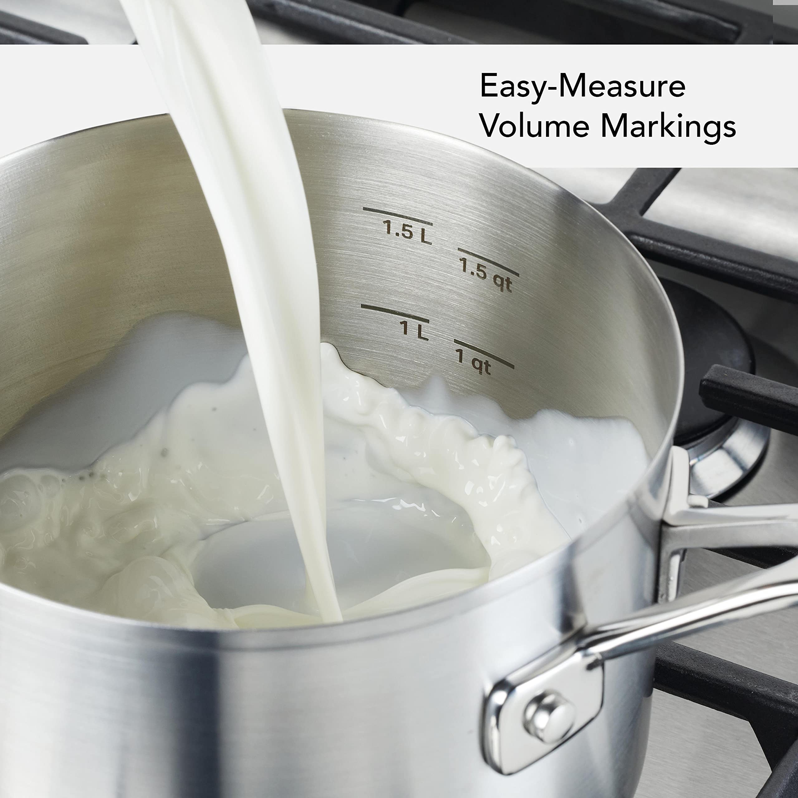 KitchenAid gros plan poignée silicone pour une prise sûre et plus froide