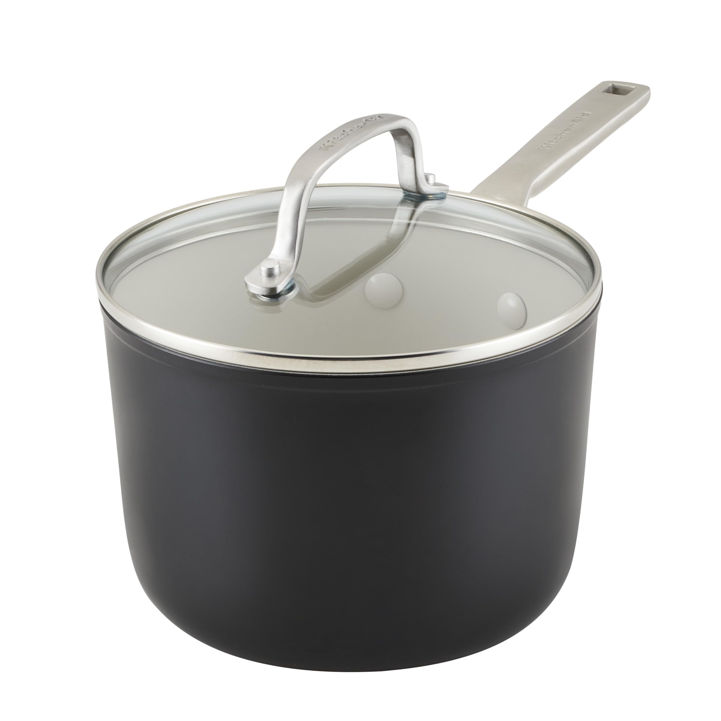 KitchenAid face avant matte black, design moderne et finition élégante