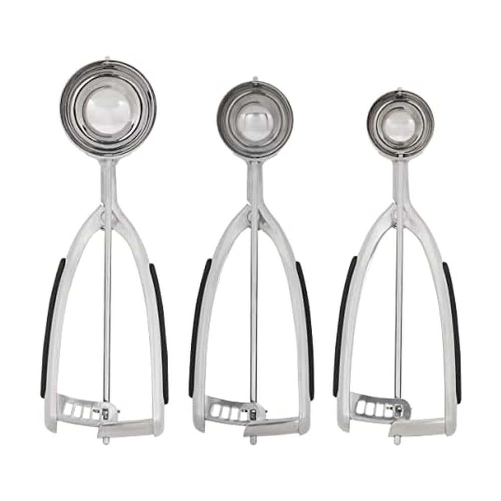 KitchenAid emballage du set noir montrant trois cuillères pratiques