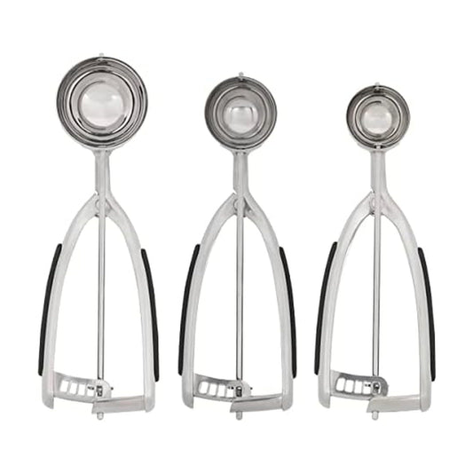KitchenAid emballage du set noir montrant trois cuillères pratiques