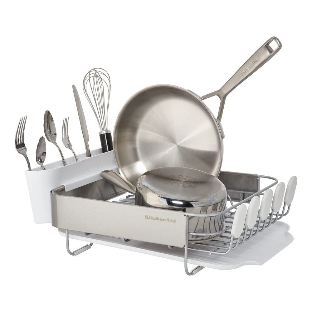 KitchenAid gros plan fils satinés résistants à la rouille, durée de vie accrue