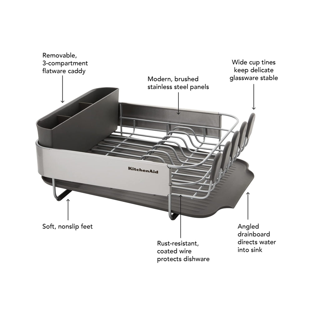 KitchenAid égouttoir en situation compacte optimisant une petite cuisine