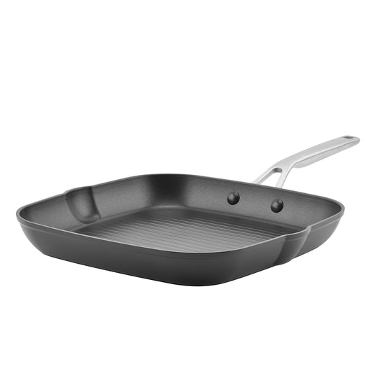 KitchenAid poêle-grill face avant montrant design robuste et revêtement antiadhésif