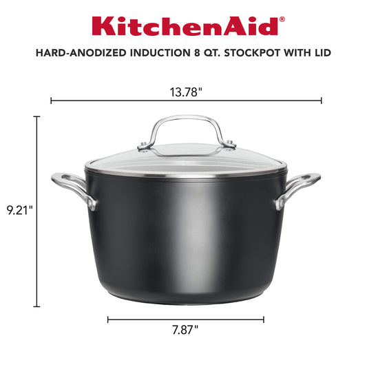 KitchenAid couvercle en verre montrant scellement et visibilité des aliments