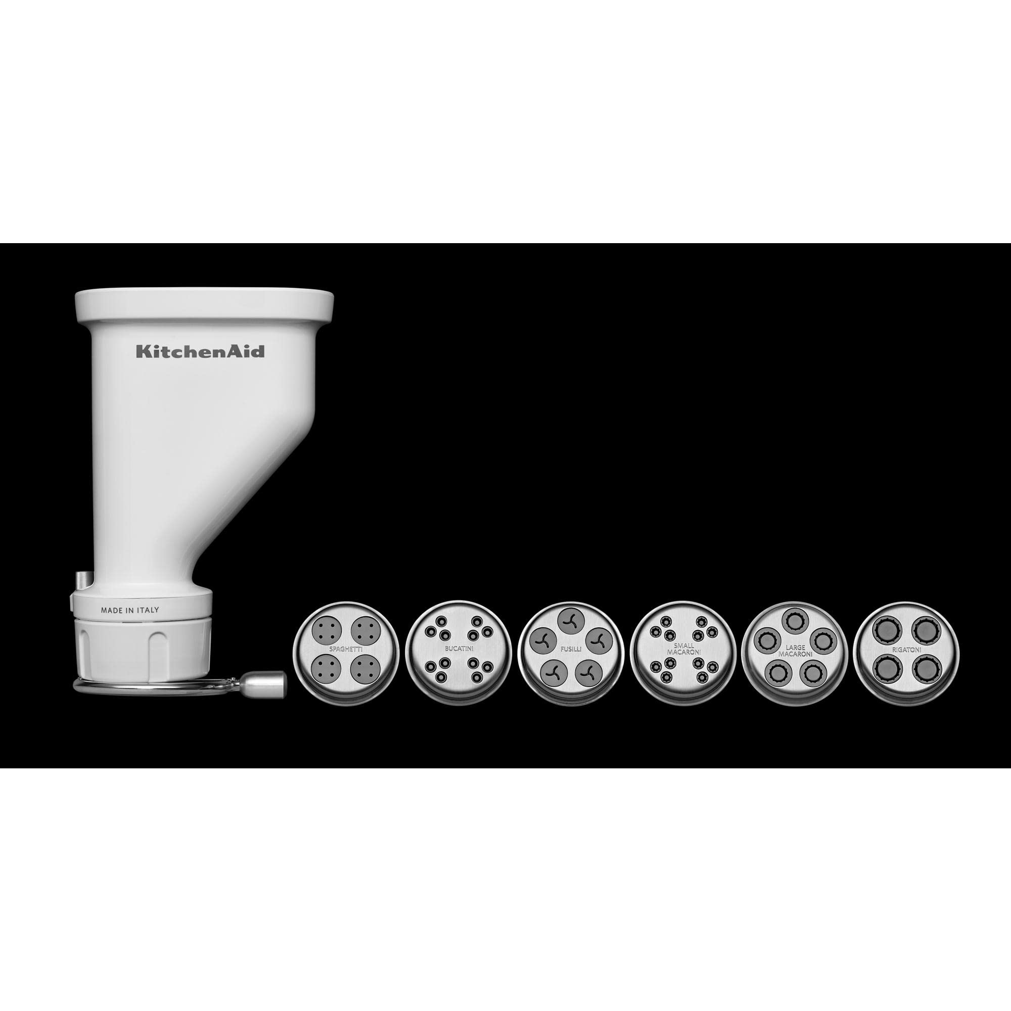 KitchenAid coffret ouvert montrant tous les disques et accessoires organisés