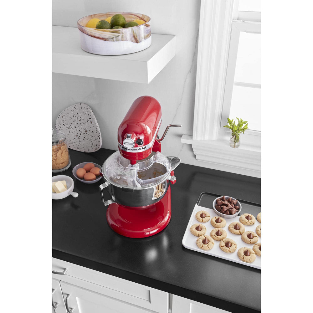 KitchenAid comparaison d'échelle du shield avec un bol Bowl‑Lift pour visualiser la taille