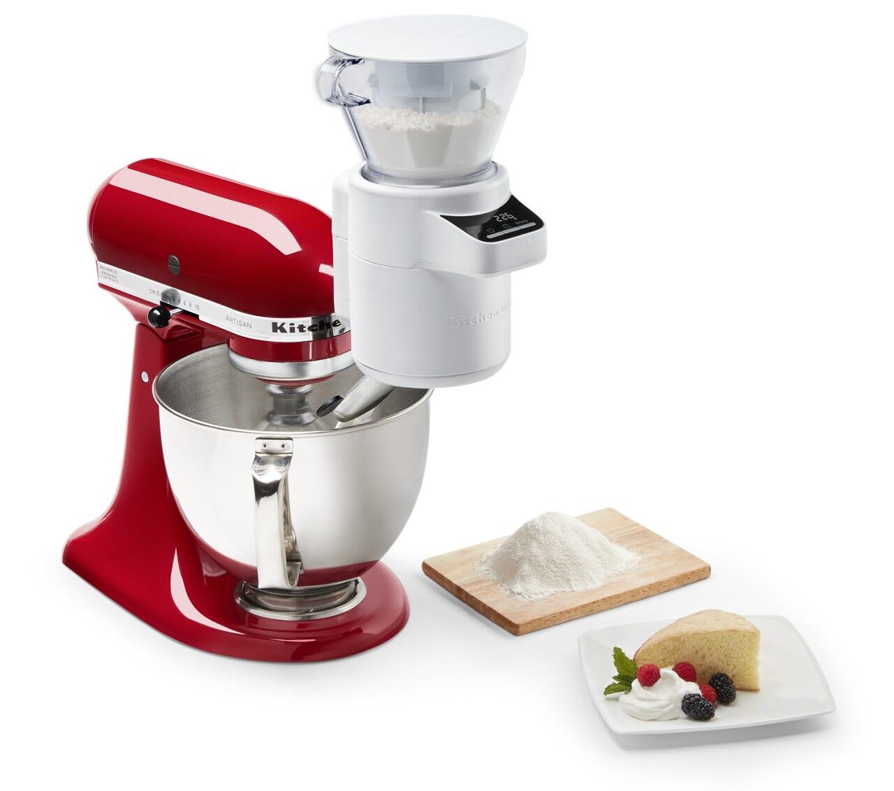 KitchenAid entonnoir montrant capacité 4 tasses pour moins de recharges