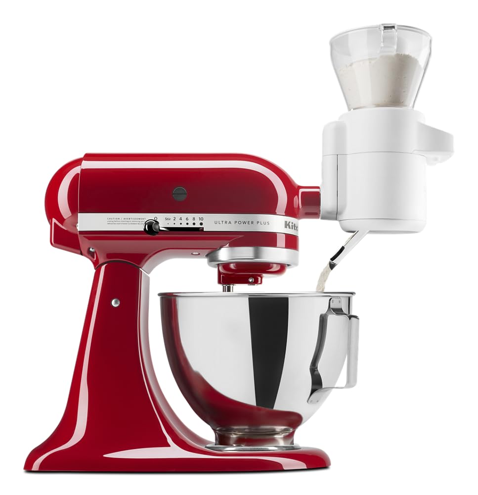 KitchenAid tamiseur face avant montrant montage propre et gain de temps