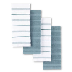 KitchenAid packaging avant du lot de 4 torchons montre l’ensemble pratique