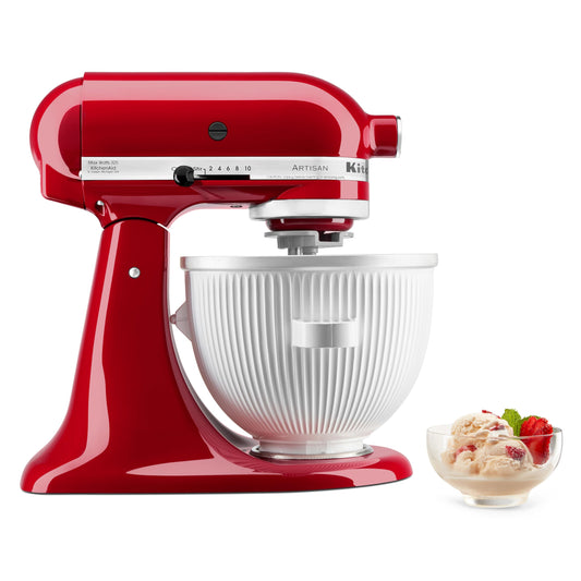 KitchenAid montage frontal de l'attachement montrant fixation et facilité d'utilisation