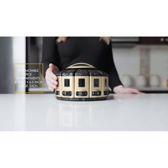 KitchenArt bocaux avec 55 étiquettes pour identification rapide