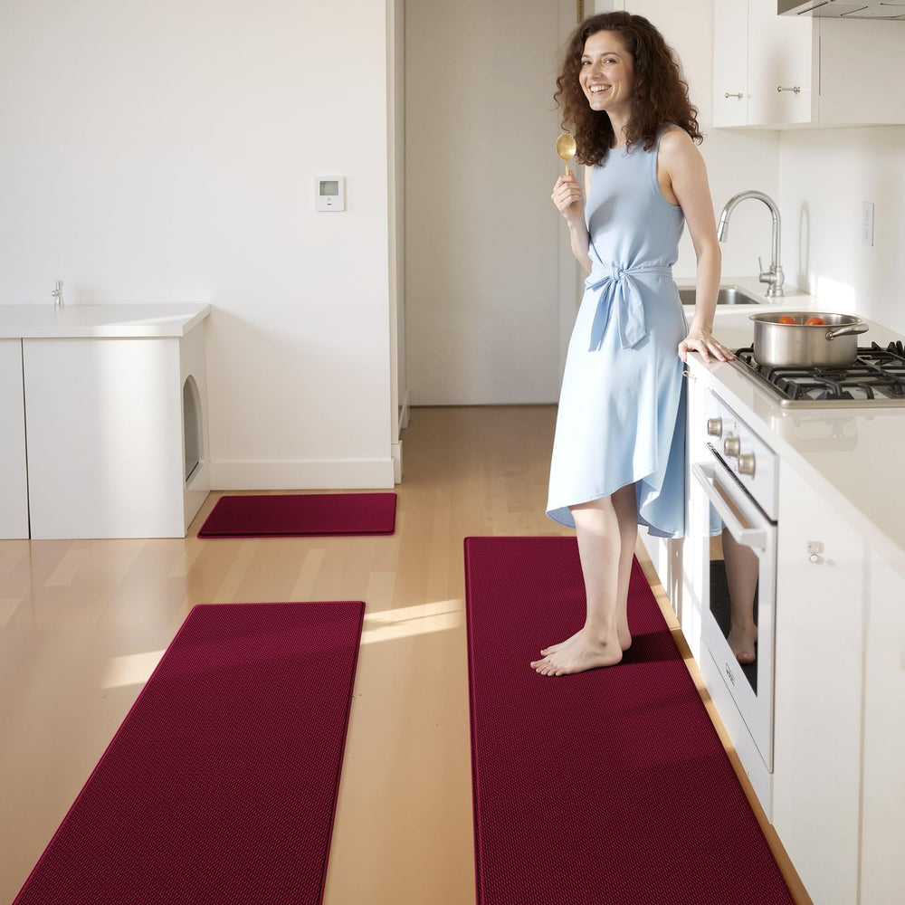 KitchenClouds ensemble de tapis dans une cuisine illustrant protection du sol