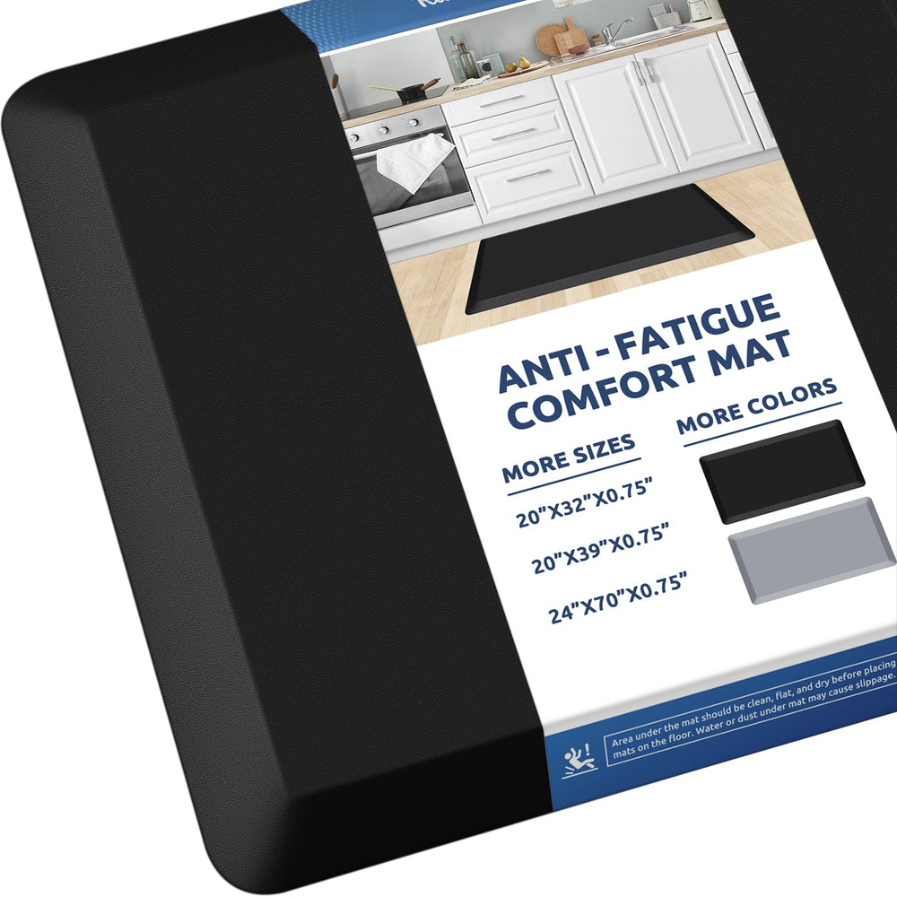 KitchenClouds vue frontale du tapis montrant le design neutre et confort