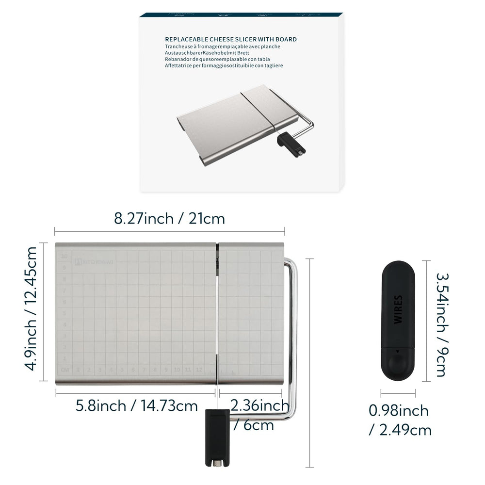 KITCHENDAO comparaison taille avec main pour évaluer l'échelle et l'ergonomie