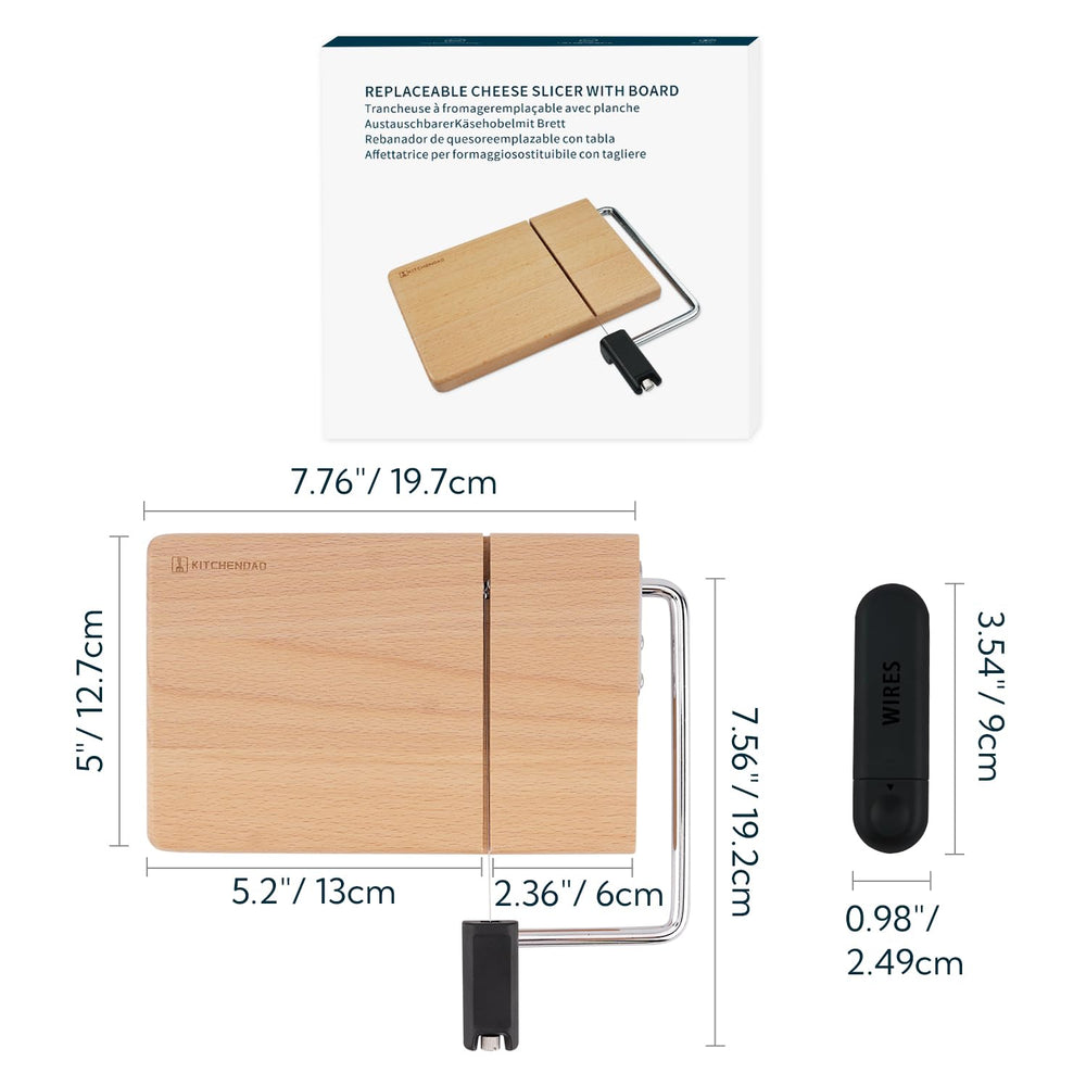 KITCHENDAO comparaison taille montrant échelle et ergonomie de la planche