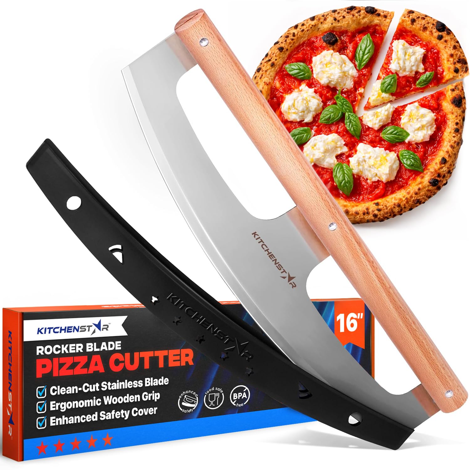 KitchenStar lame avant montrant coupe nette et finition durable