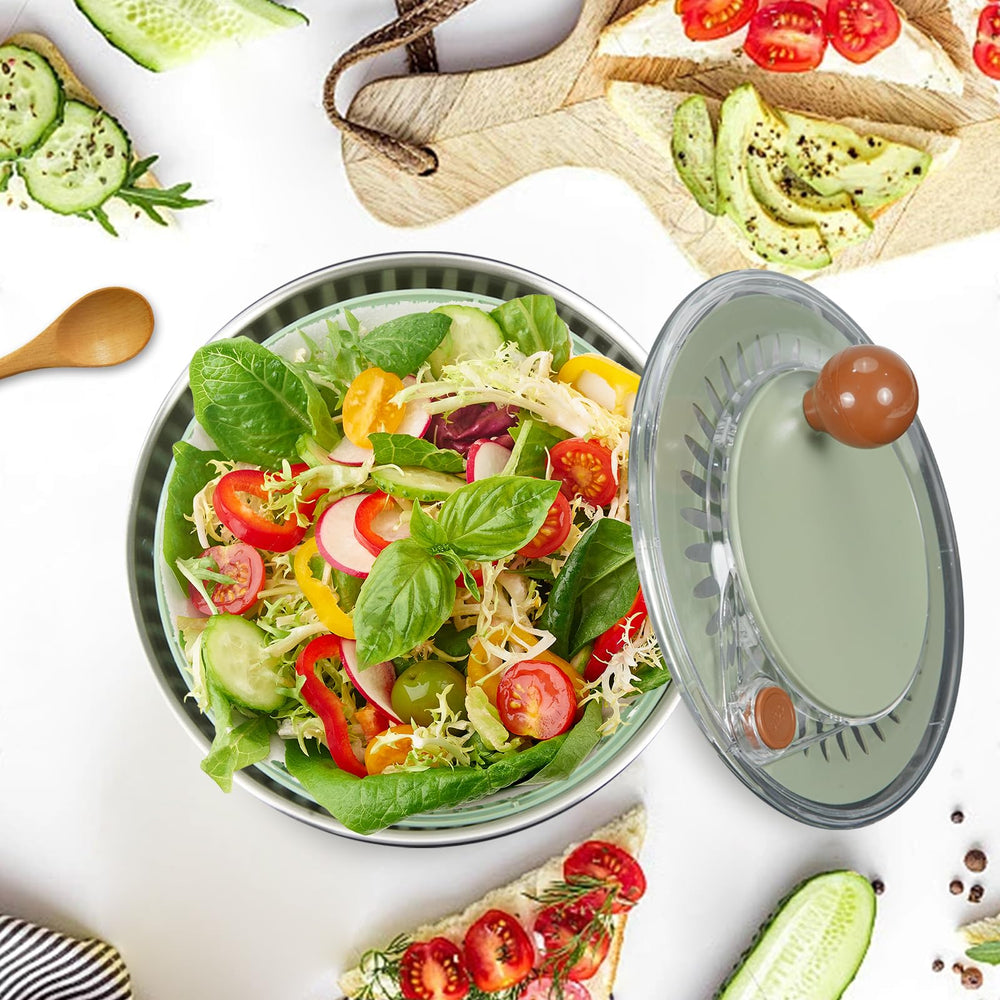 KITHELP comparaison taille main montrant capacité 5,3 Qt pour familles