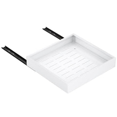 Kitstorack vue de face du tiroir blanc prêt à ranger pour gain de place