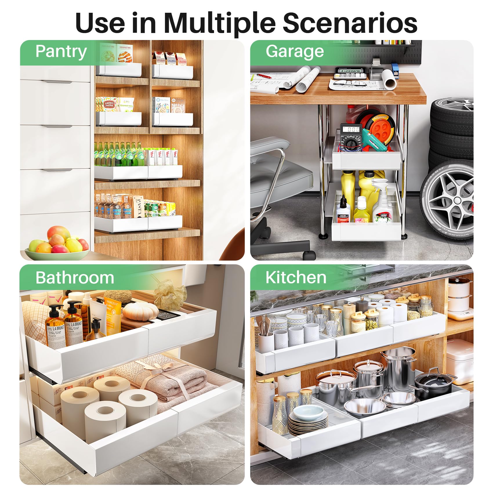 Kitstorack mise en place dans placard frameless, montage rapide sans outils