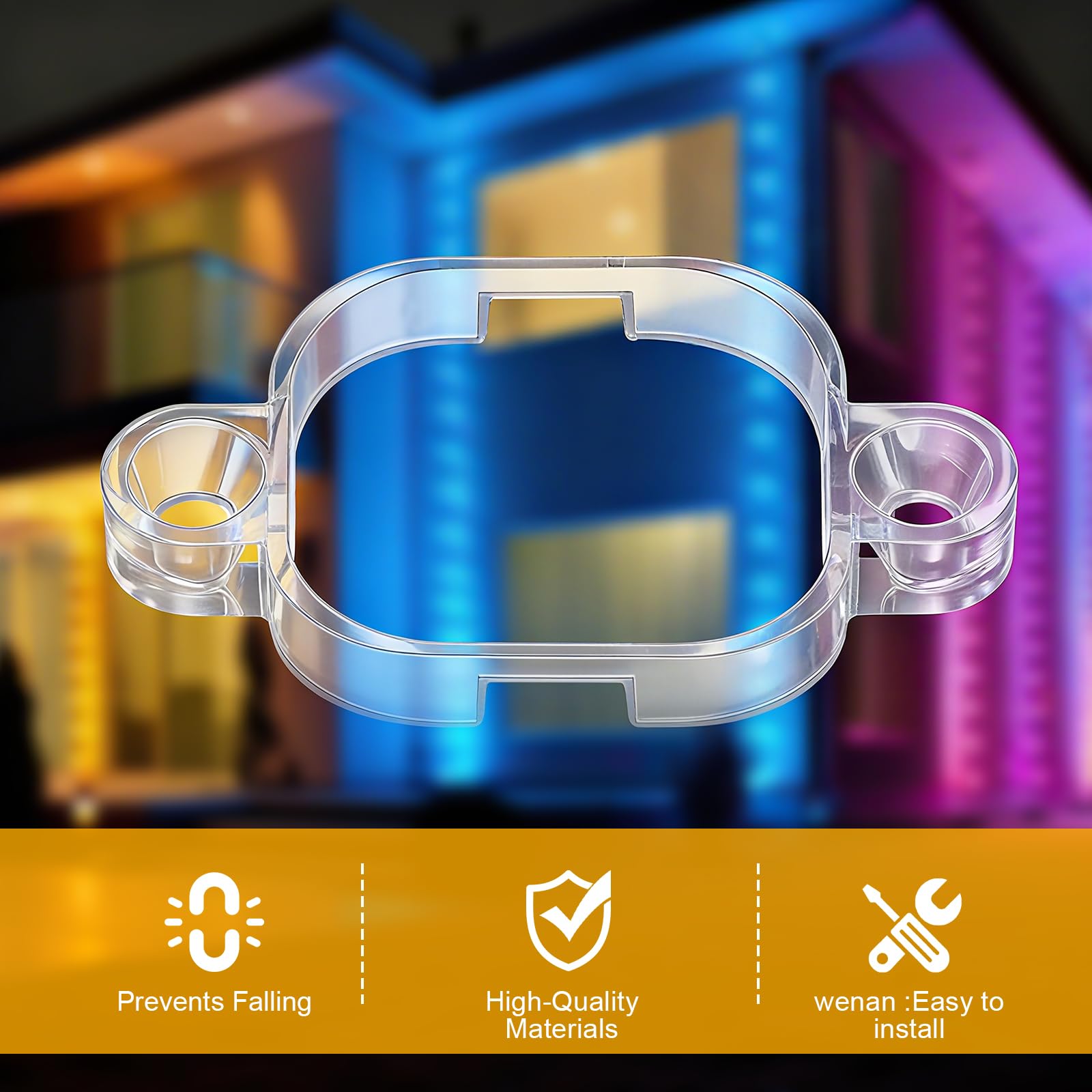 Kittmip clip comparaison taille et vis incluses pour installation rapide
