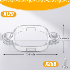 Kittmip clip gros plan texture plastique 3D durable et anti-UV