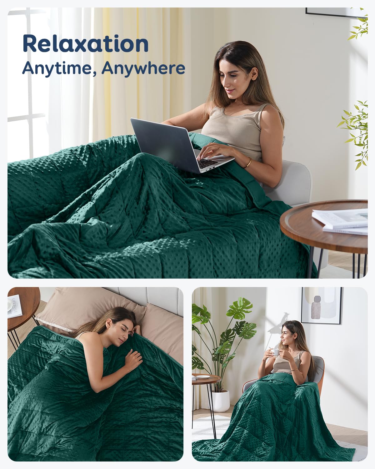 Kivik comparaison taille montrant 60×80 pouces et ajustement sur matelas
