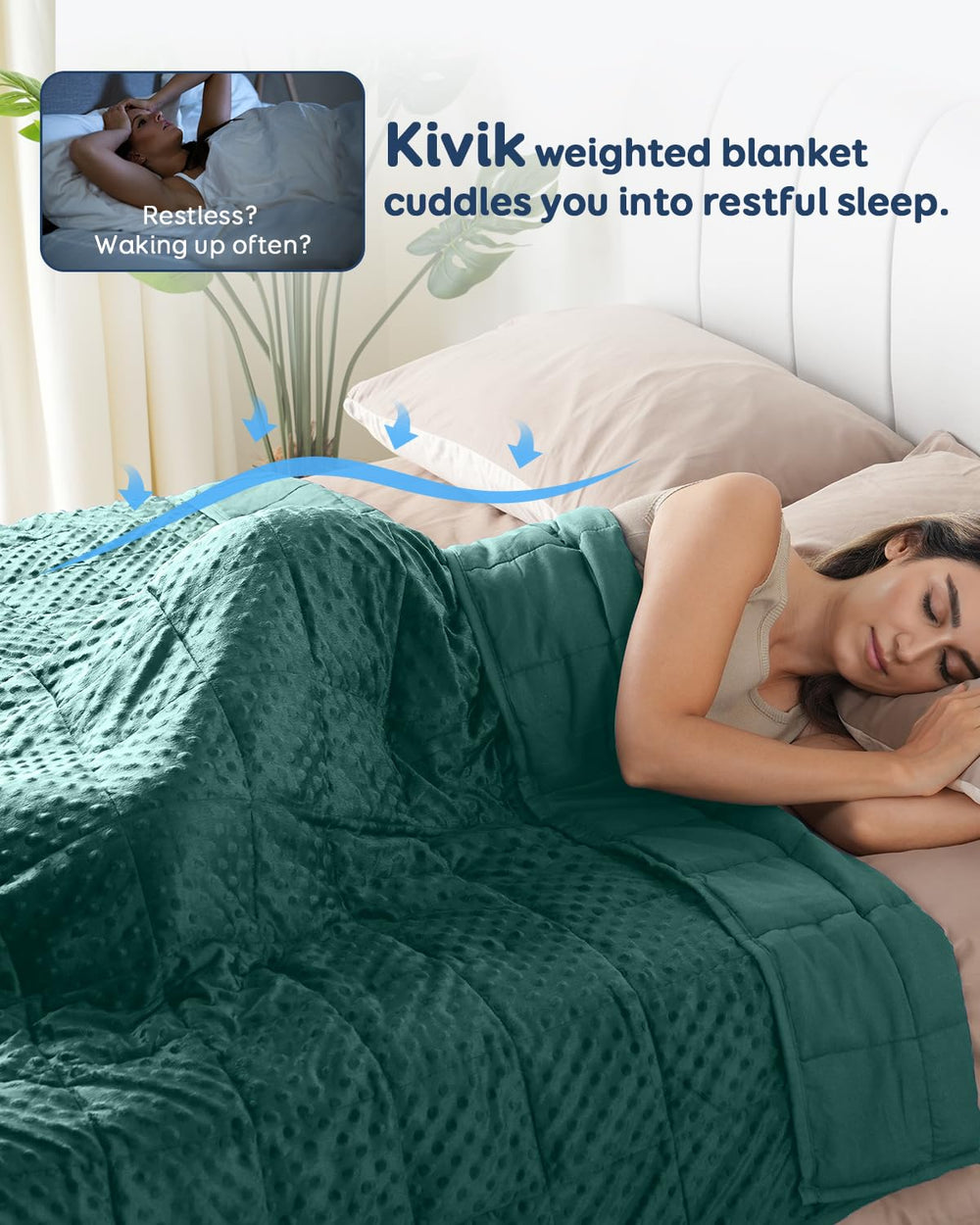 Kivik zoom microfibre respirante pour réguler température et toucher doux