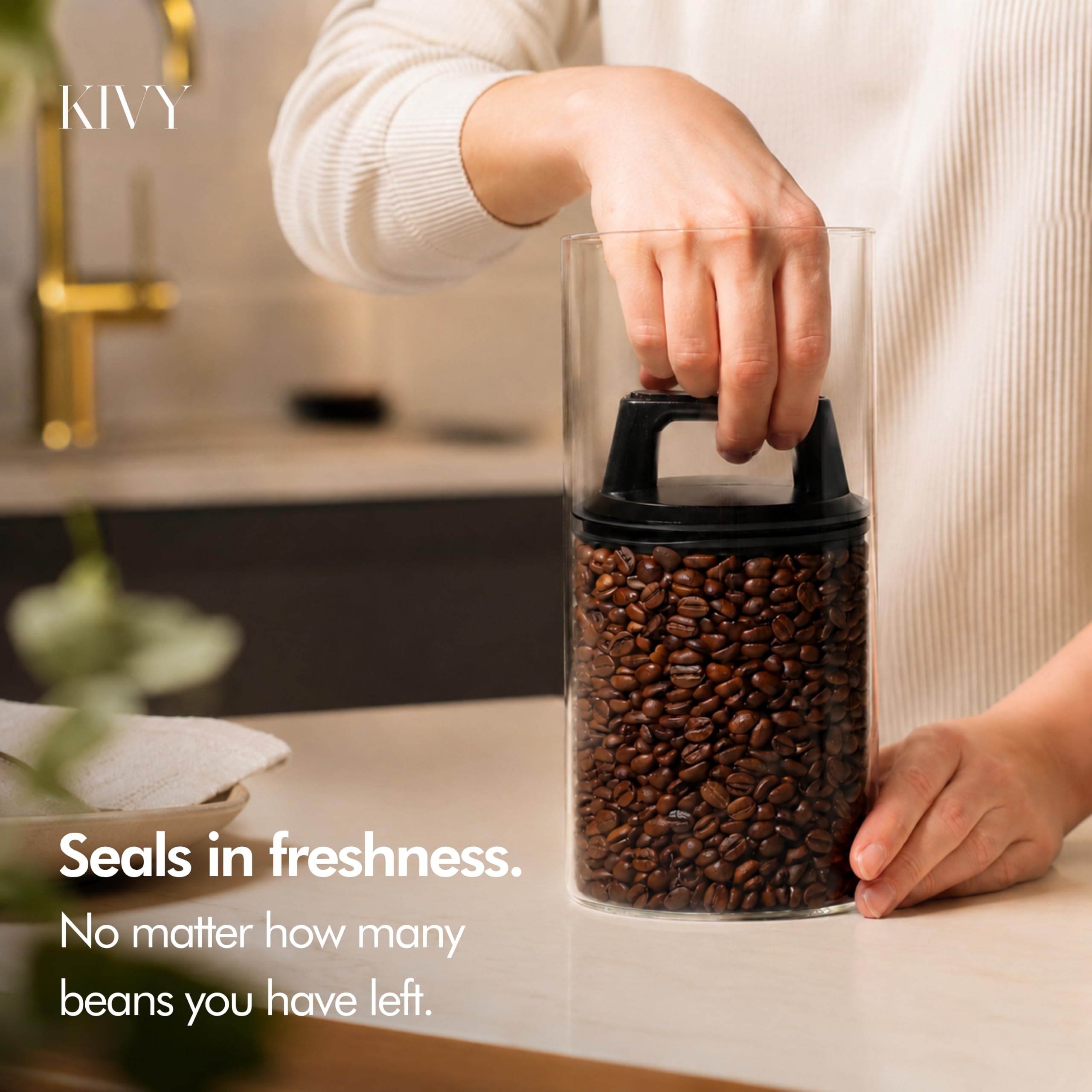 KIVY boîte ouverte remplie de grains préservant les huiles