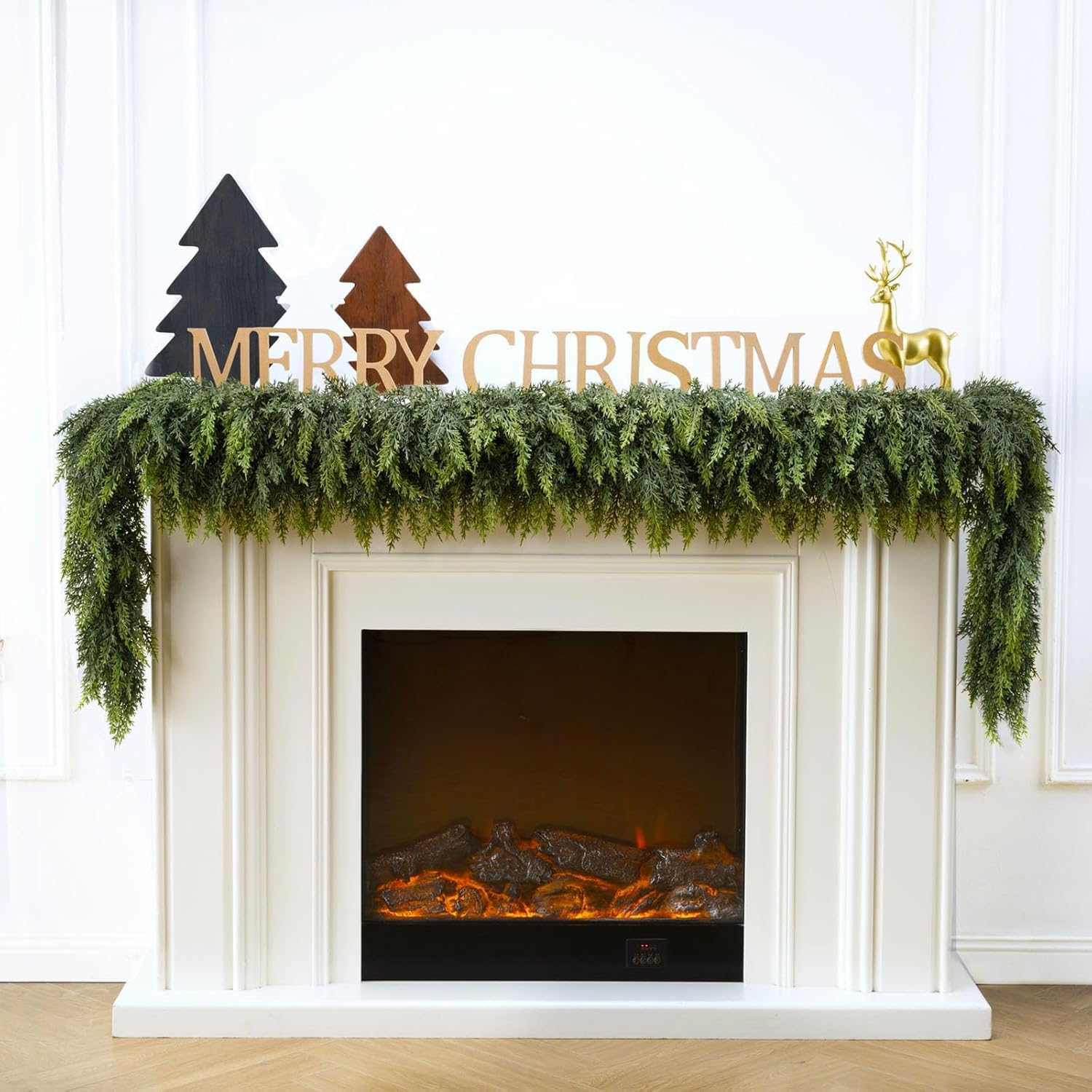 KIWDY guirlande décorée de lumières met en valeur ambiance festive