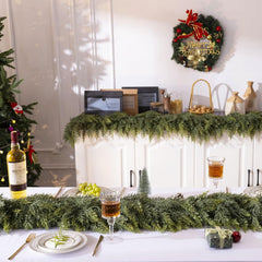 KIWDY guirlande cèdre face avant montre feuillage dense et look réaliste