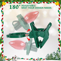 KJX clip tenant une ampoule C9 garantissant maintien stable