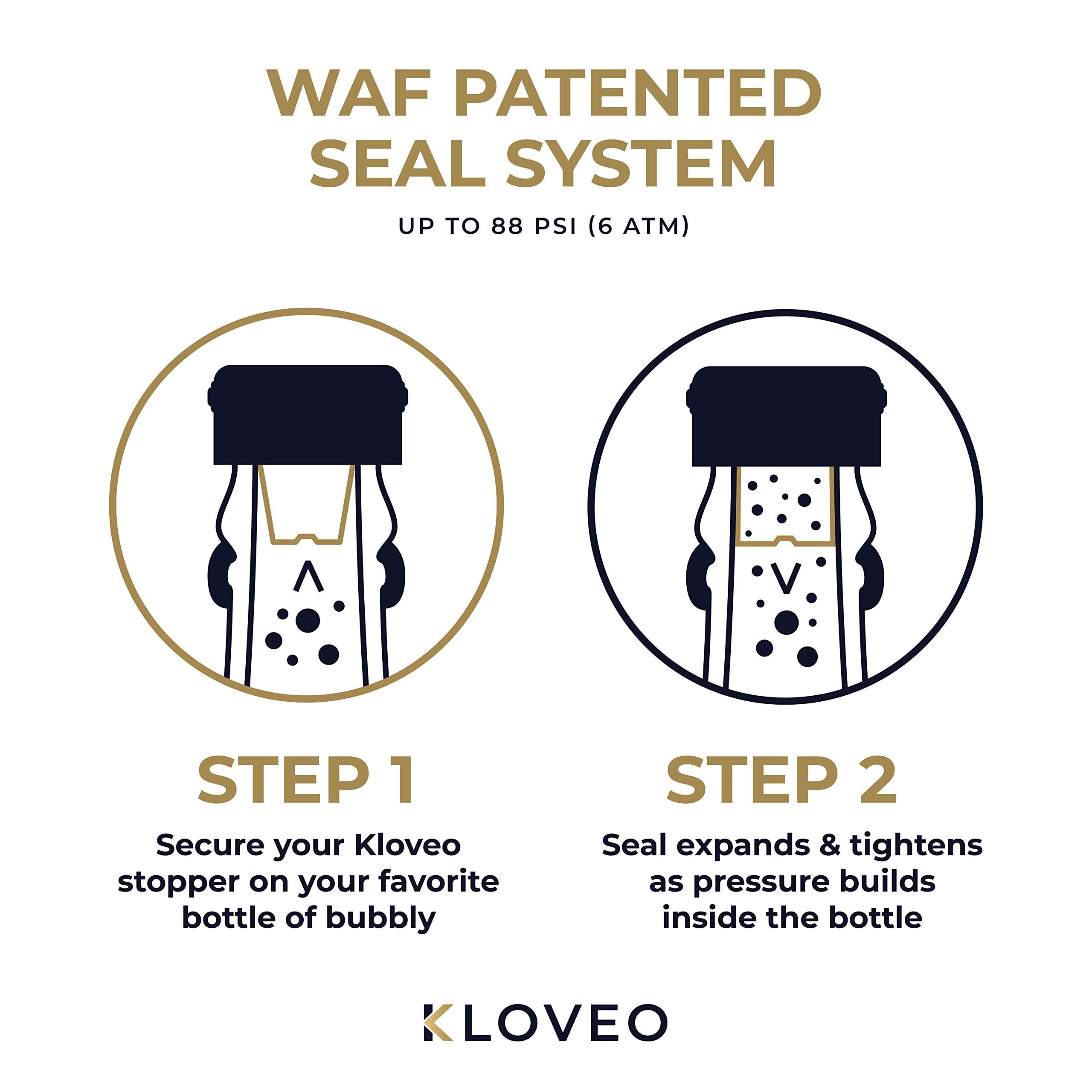 KLOVEO gros plan du joint WAF breveté assurant étanchéité et conservation des bulles