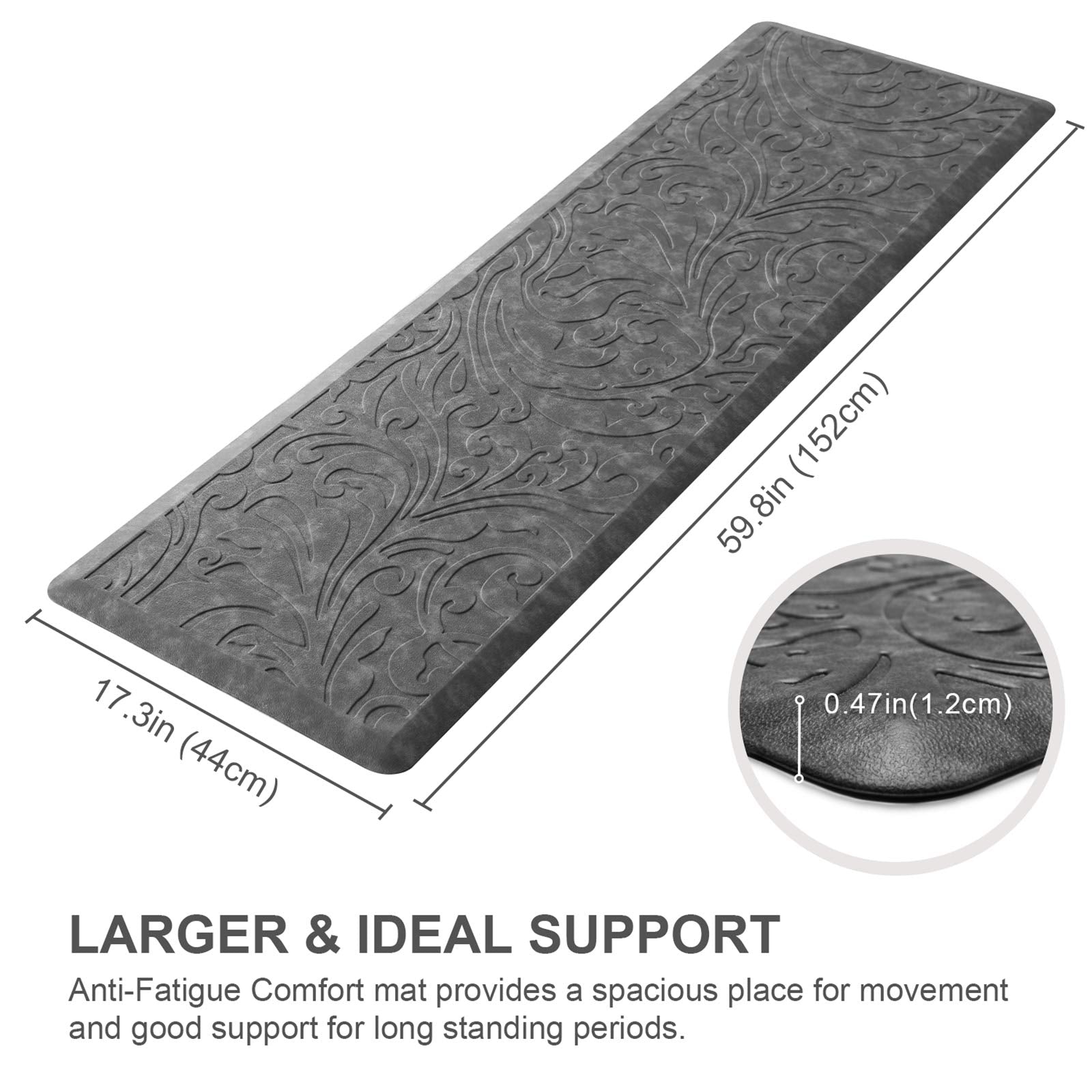 KMAT gros plan de la texture PVC montrant adhérence et facilité nettoyage