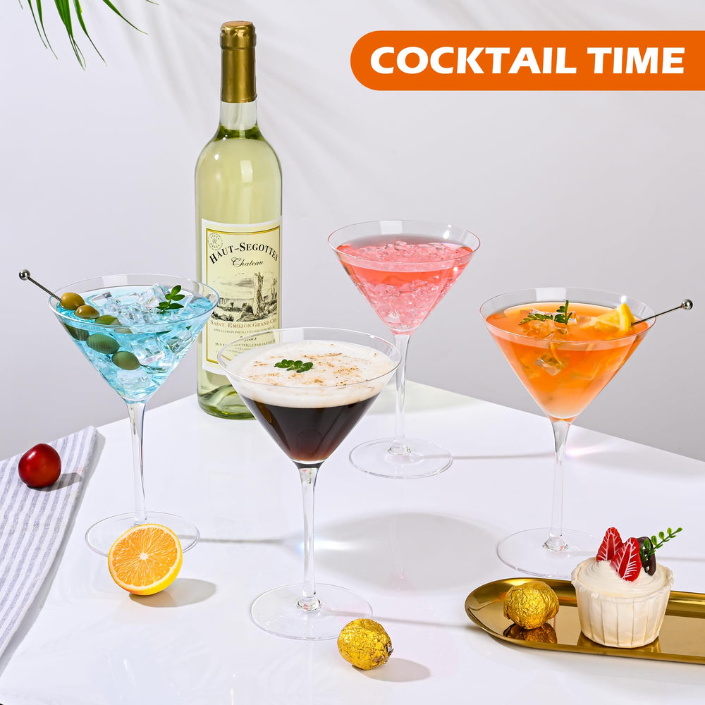 KMIGRUAN verres remplis d’espresso martini pour présentation professionnelle