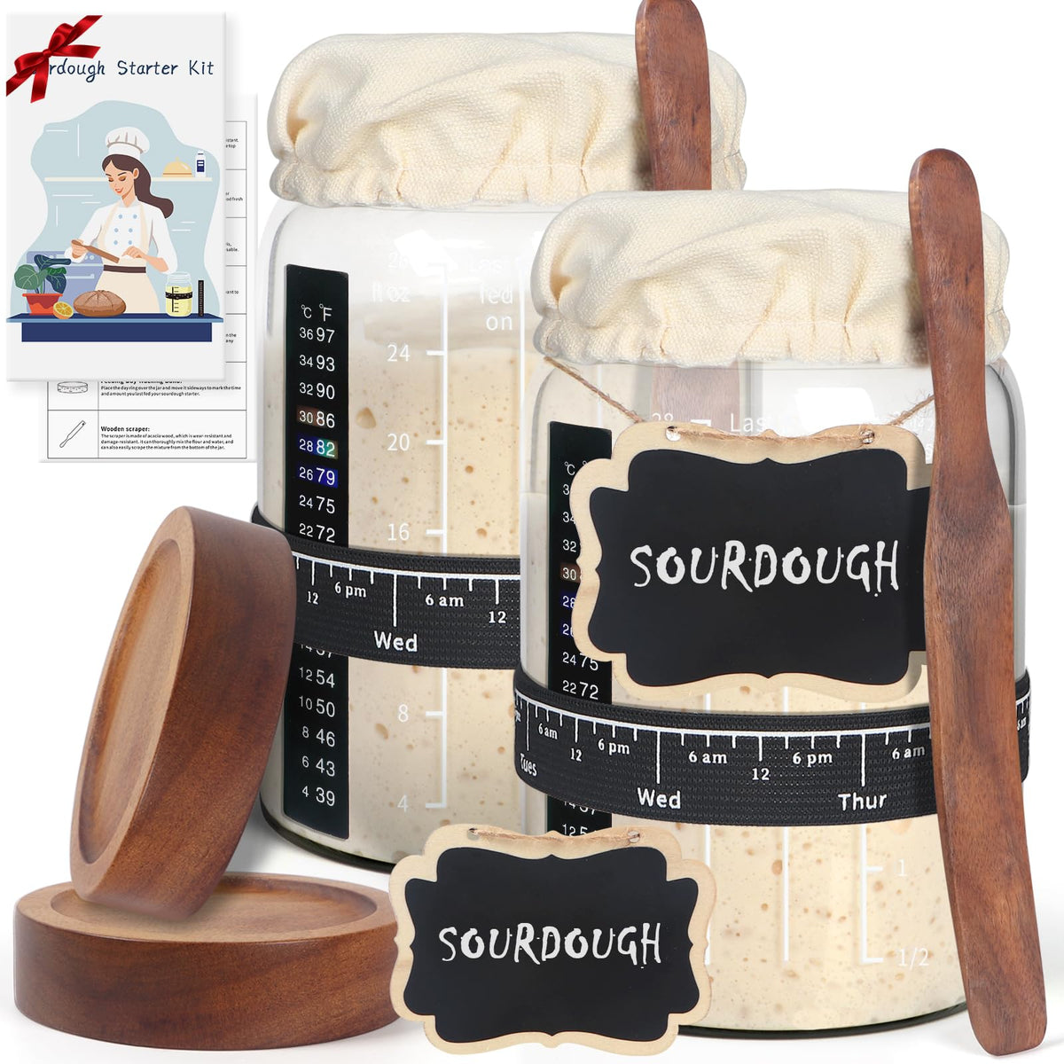 Kmise bocal devant montrant capacité 34 oz et praticité