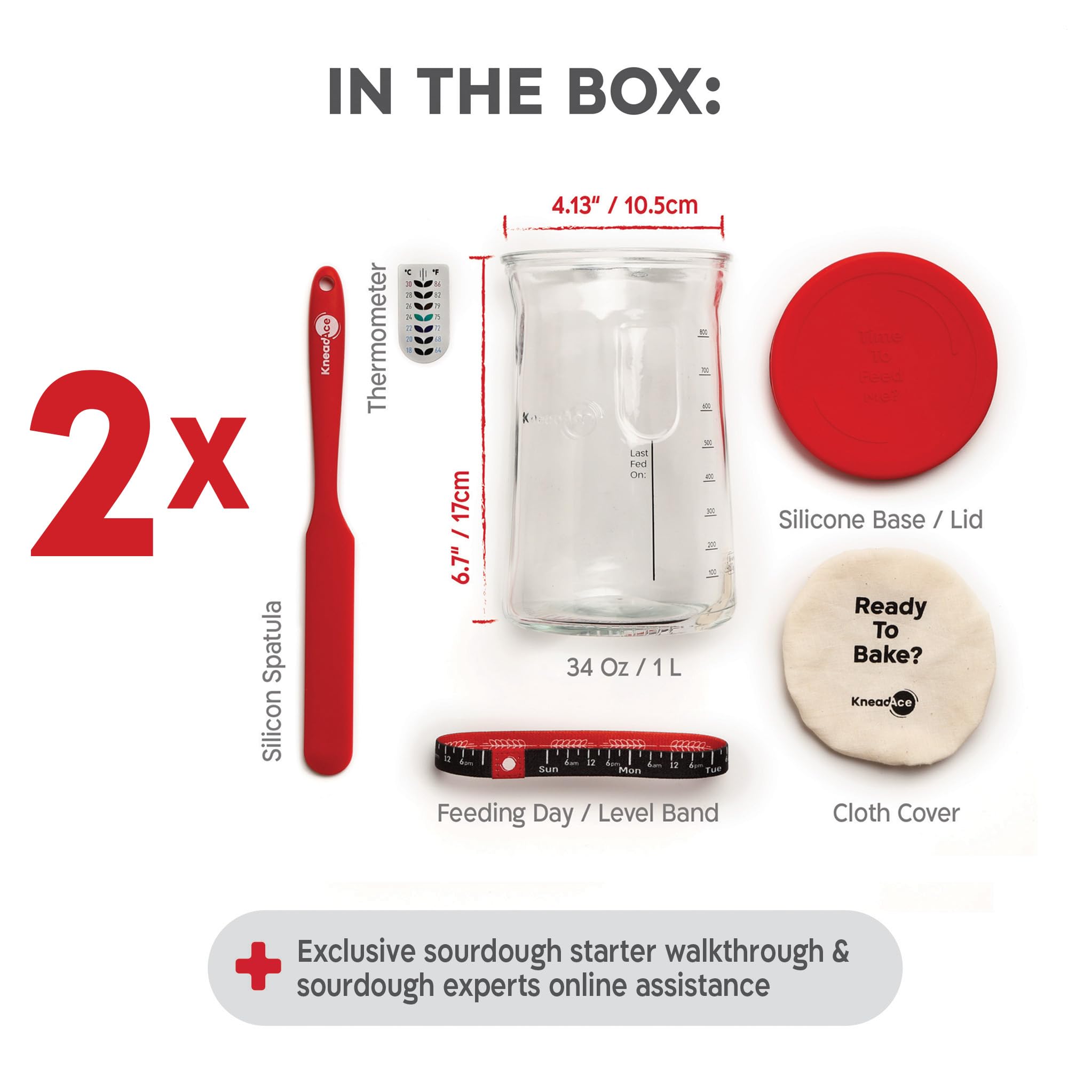 KNEADACE couvercle silicone servant de base antidérapante pour fermentation sûre