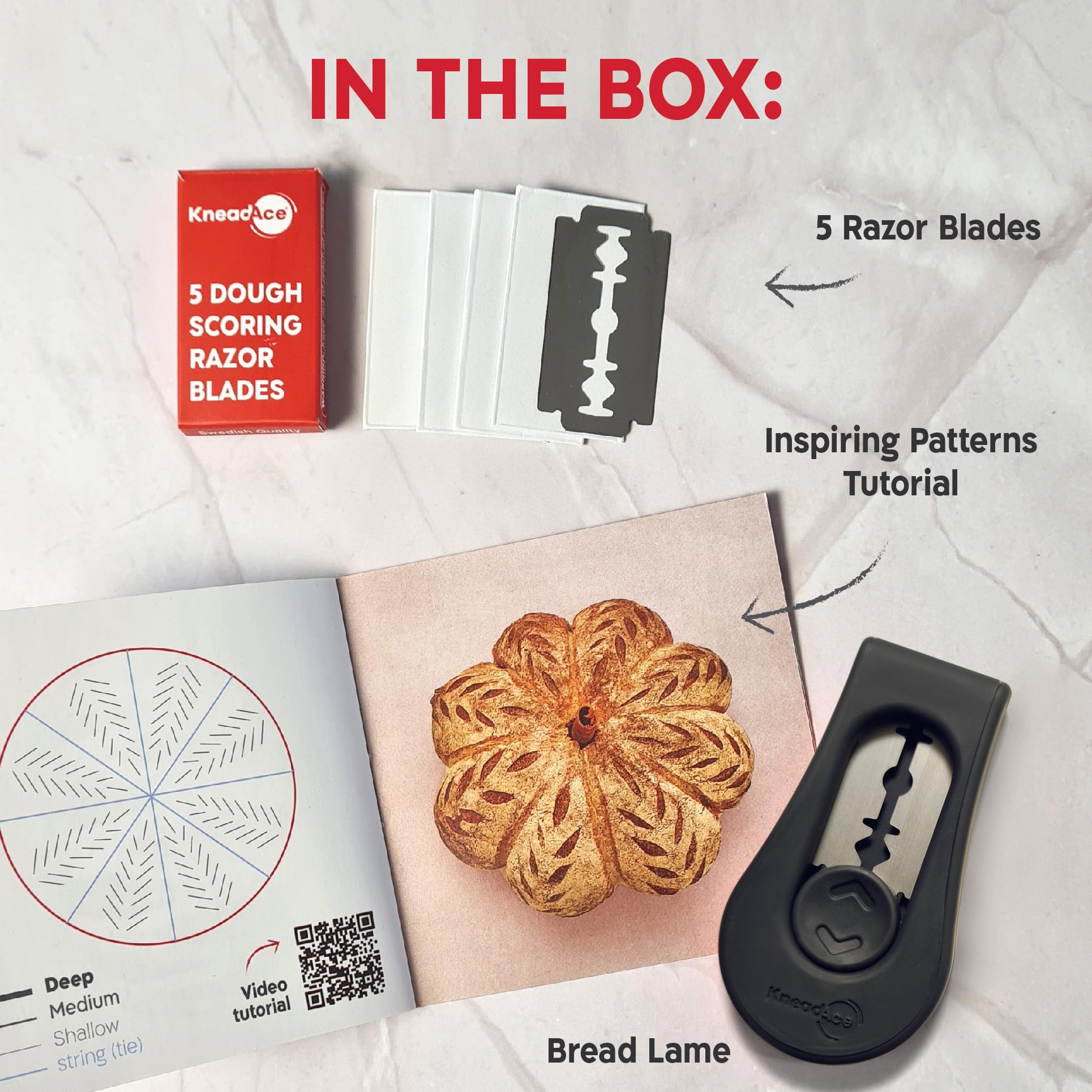 KNEADACE pain maison doré obtenu avec le kit montrant une croûte nette