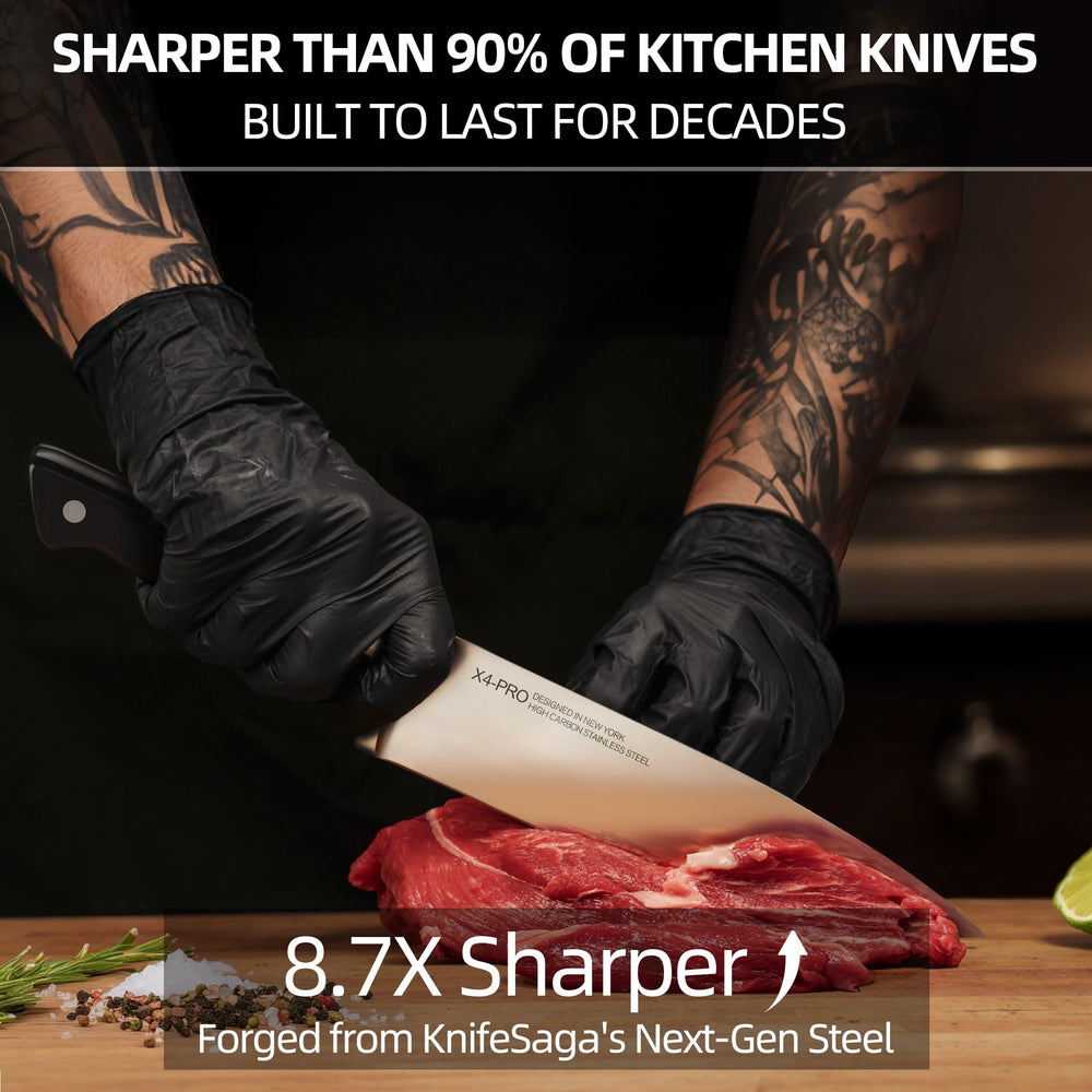 KnifeSaga poignée ergonomique offrant confort et contrôle sécurisé