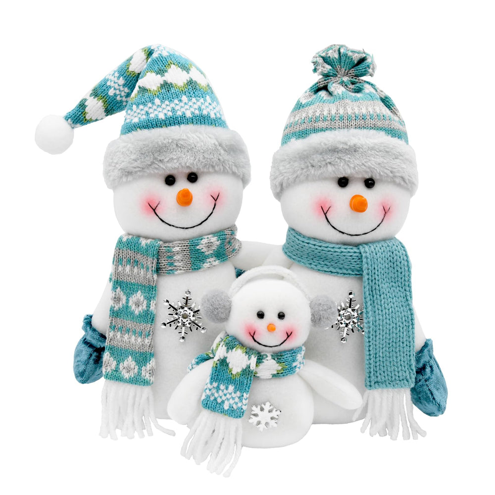 KnomeKo bonhomme de neige devanture montrant le design pastel et l'effet décoratif