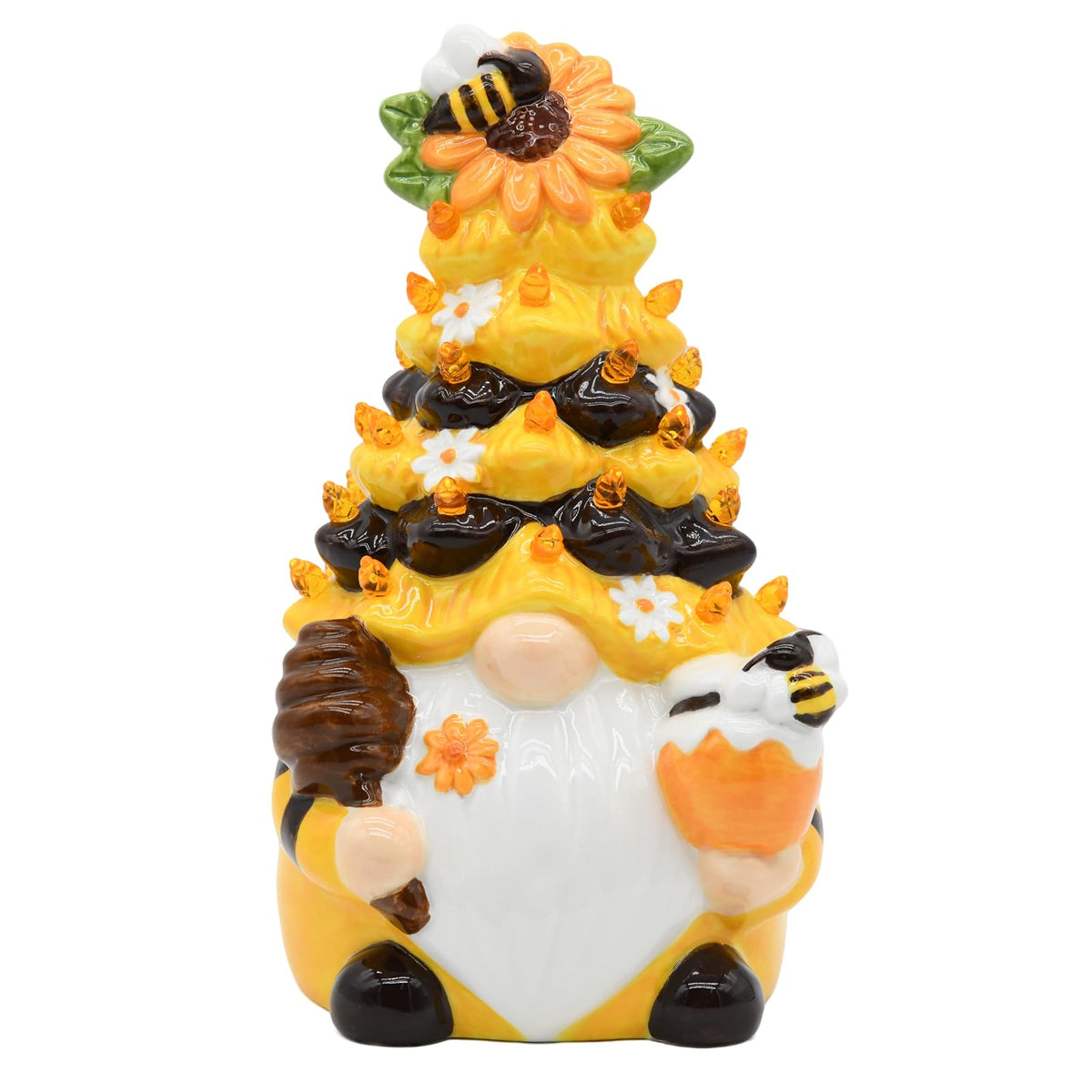 KnomeKo gnome abeille face montrant le design chaleureux et décoratif