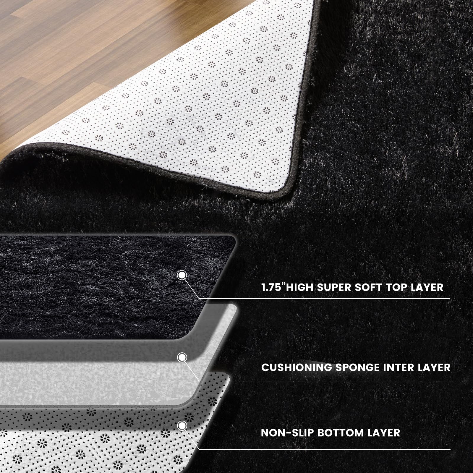 KNZE tapis dans un salon stylé apportant chaleur et isolation phonique