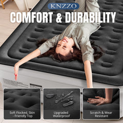 KNZZO hauteur 18 pouces comparée à chaise facilitant l’accès