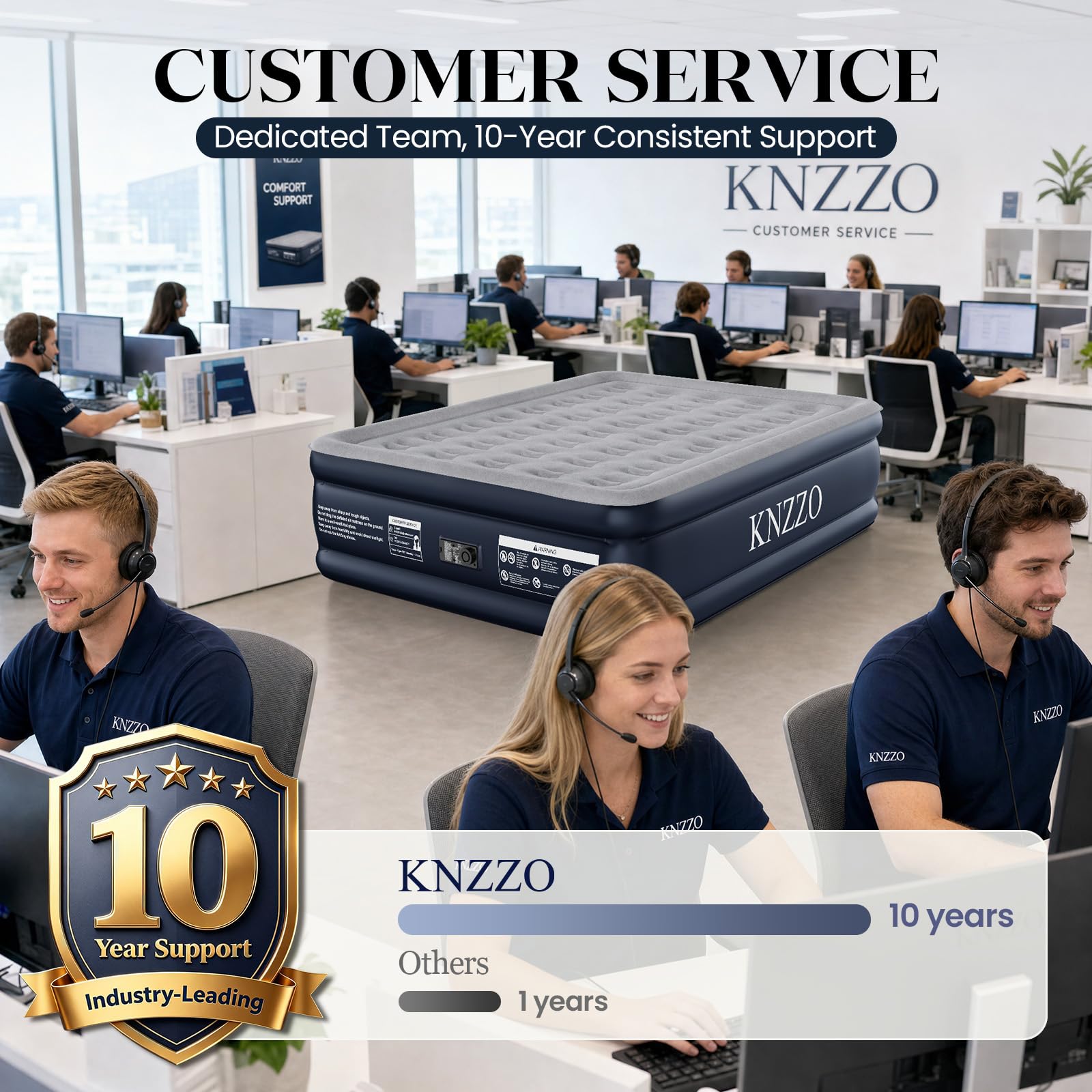 KNZZO matelas utilisé en camping montrant polyvalence et résistance