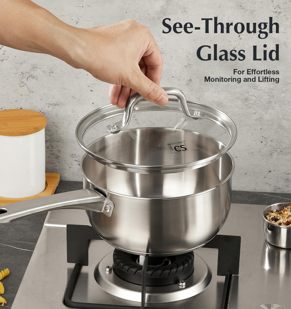 KOCH SYSTEME CS casserole utilisée sur plaque induction pour cuisson efficace